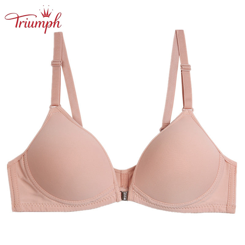 Triumph-Livrare Gratuită,Sutien pachet de 3,Sutien cu nasturi în față,Fara Sutien de Sarma,Sexy, Confortabil,Fără armistiţiu,Push Up
