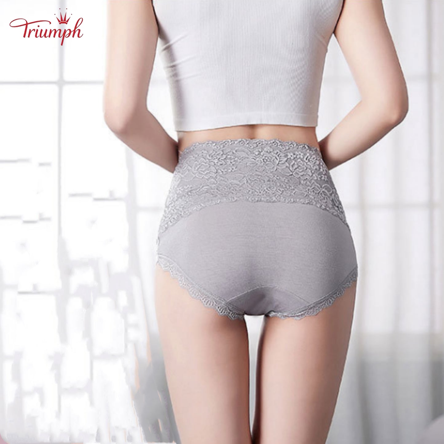 Triumph - Livrare Gratuită. Chiloți Din Dantelă de înaltă Calitate, Pachet de 4. Confortabil și Moale