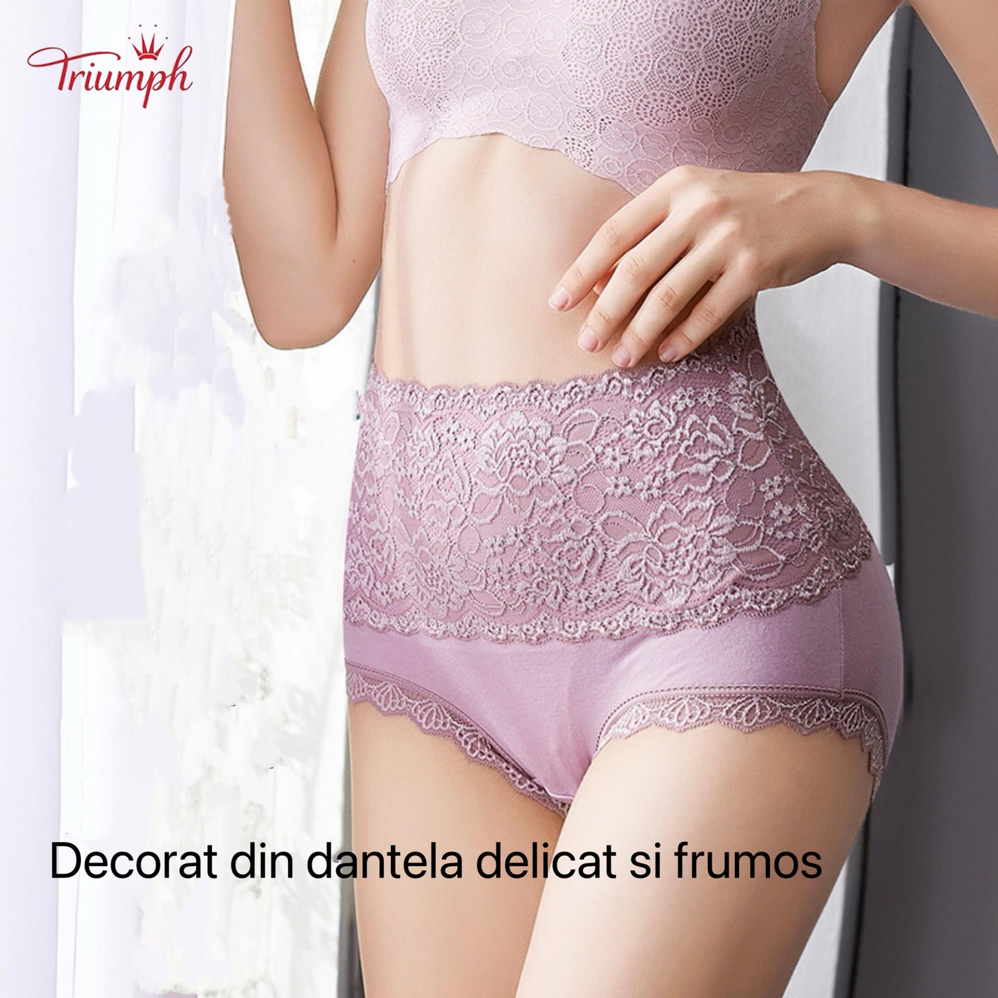 Triumph - Livrare Gratuită. Chiloți Din Dantelă de înaltă Calitate, Pachet de 4. Confortabil și Moale