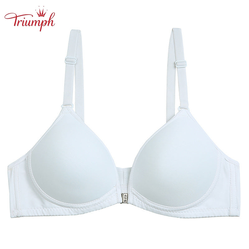 Triumph-Livrare Gratuită,Sutien pachet de 3,Sutien cu nasturi în față,Fara Sutien de Sarma,Sexy, Confortabil,Fără armistiţiu,Push Up