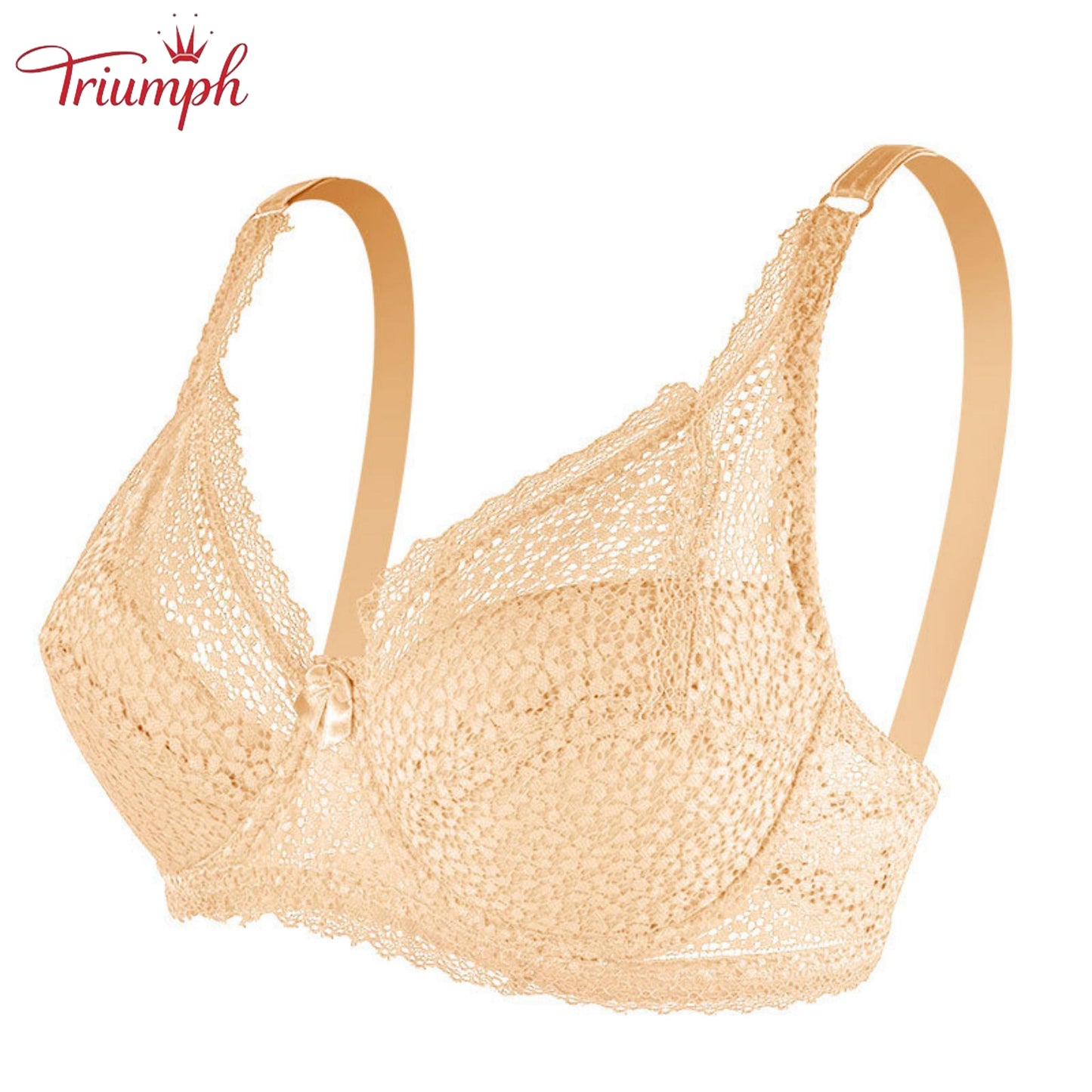 Triumph - Pachet de 3 Sutiene Push-Up Din Dantela Sexy,Ușoară. Confortabil. Respirabil