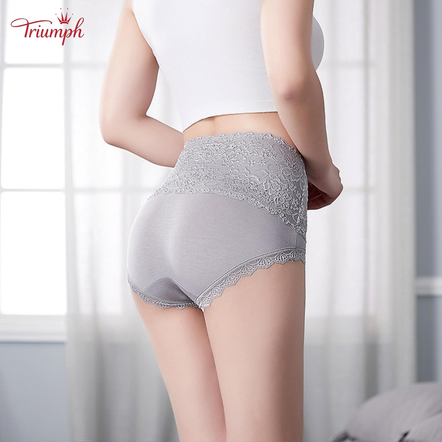 Triumph - Livrare Gratuită. Chiloți Din Dantelă de înaltă Calitate, Pachet de 4. Confortabil și Moale