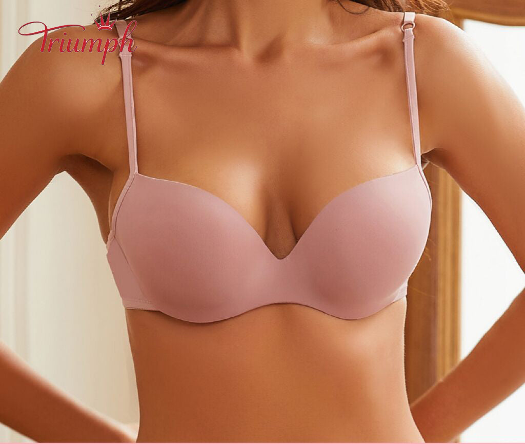 Triumph - Livrare Gratuită,Sutien buretat dama,pachet de 3 Sutien Push-up, respirabil, ușor