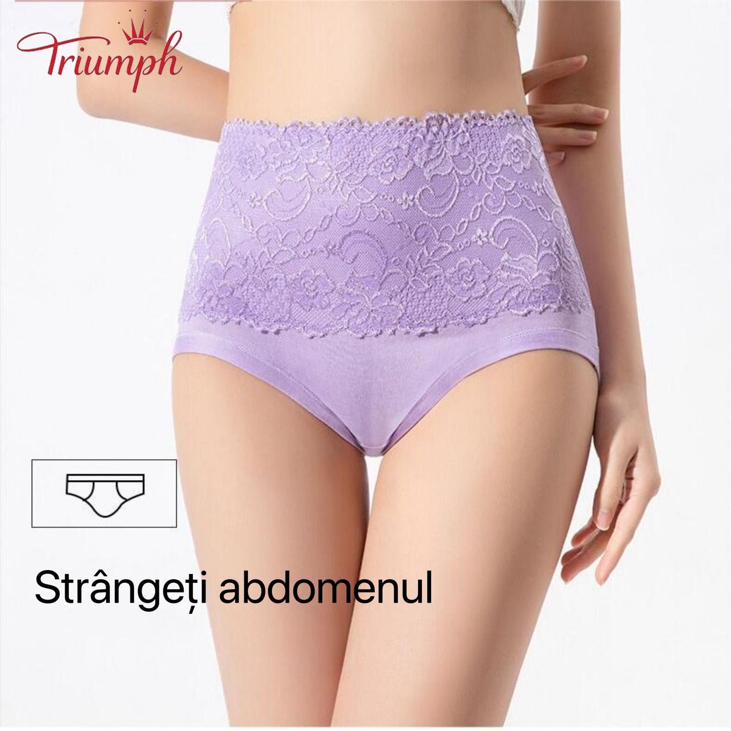 Triumph - Livrare Gratuită,Pachet de 4 Chiloți Din Dantelă, Strânge Burta, Ridicare Fund, Elasticitate Ridicată