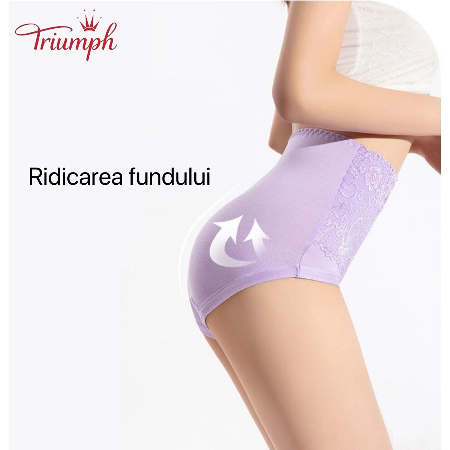 Triumph - Livrare Gratuită,Pachet de 4 Chiloți Din Dantelă, Strânge Burta, Ridicare Fund, Elasticitate Ridicată