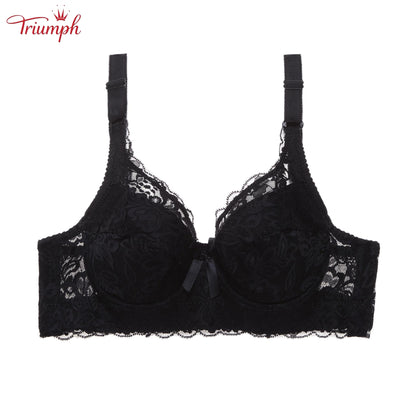 Triumph - Transport gratuit，Pachet de 3 Sutiene Push Up cu Dantela，Moale și Confortabil