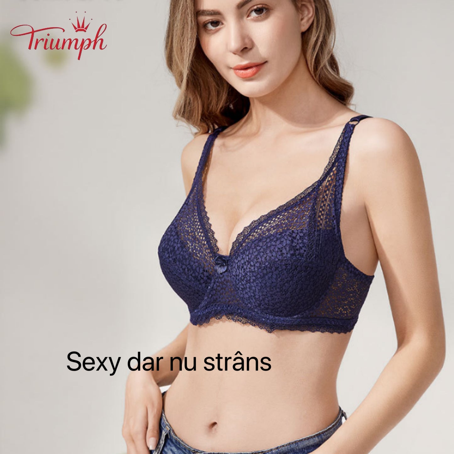 Triumph - Pachet de 3 Sutiene Push-Up Din Dantela Sexy，Ușoară. Confortabil. Respirabil