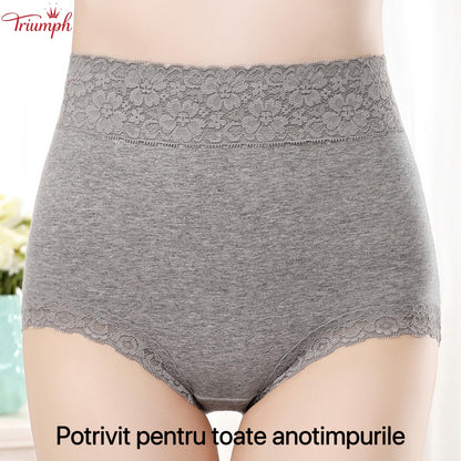 Triumph - Set Chiloti din Dantela 4 Piese，Livrare Gratuită，Potrivit Pentru 40-90 kg