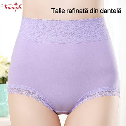 Triumph - Set Chiloti din Dantela 4 Piese，Livrare Gratuită，Potrivit Pentru 40-90 kg