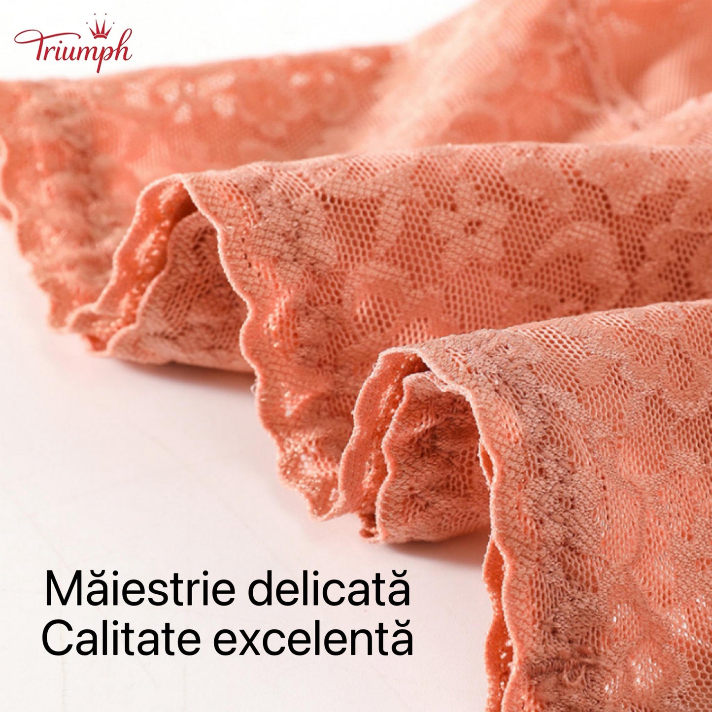 Triumph - Pachet de 4 Chiloți Sexy din Dantelă，Dantela Populara，Calitate înaltă，Transport Gratuit，Potrivit Pentru 40-120KG