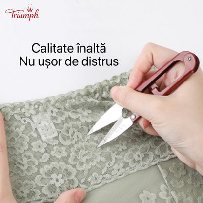 Triumph - Pachet de 4 Chiloți Sexy din Dantelă，Dantela Populara，Calitate înaltă，Transport Gratuit，Potrivit Pentru 40-120KG