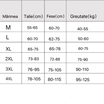 Triumph - 4 Piese De Lenjerie Din Bumbac Pur, Transport Gratuit, Control Burtica, Ridicare Feselor