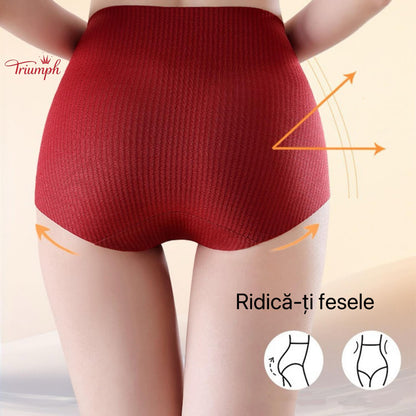 Triumph - Set 4 Chiloți Din Bumbac, Control Burtica, Culori Asortate, Transport Gratuit