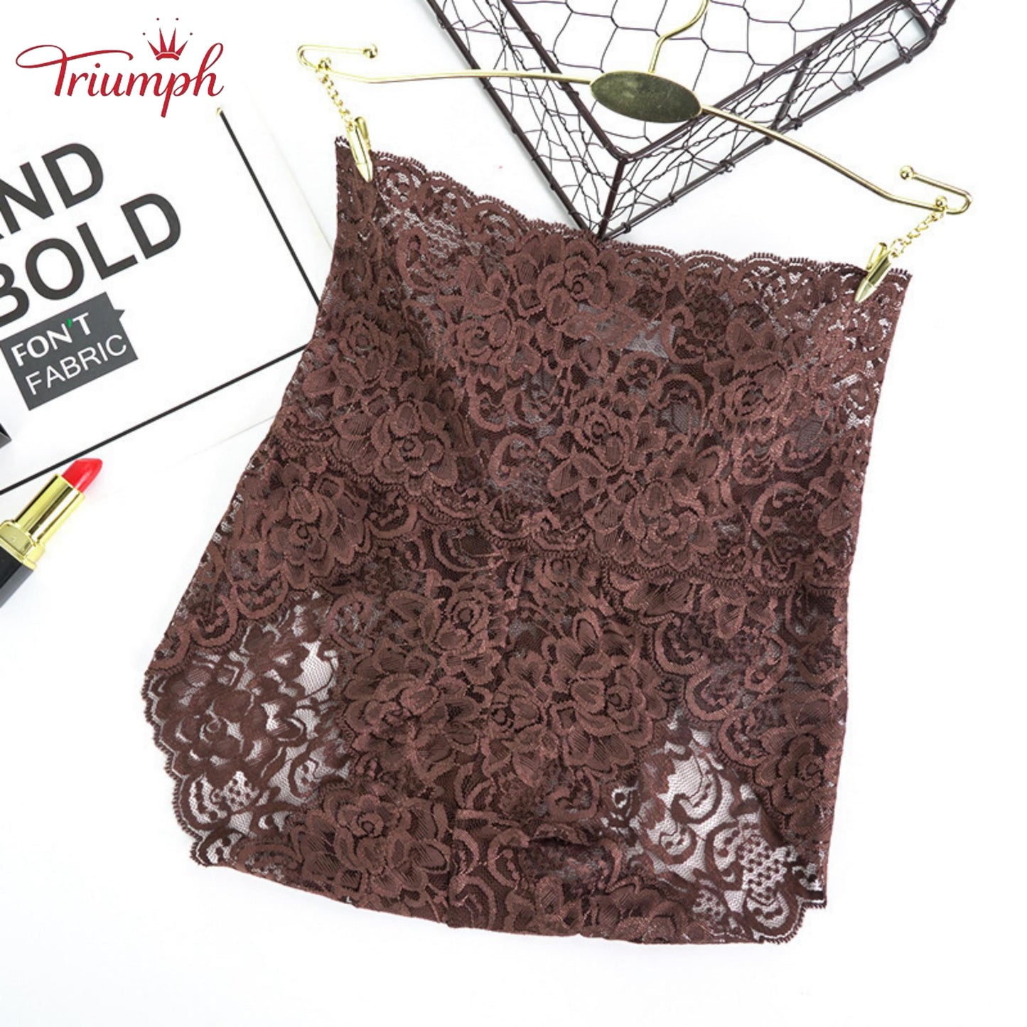 Triumph - Pachet de 4 Chiloți Sexy din Dantelă，Transport Gratuit，Dantela Populara，luxos，Potrivit Pentru 40-110KG