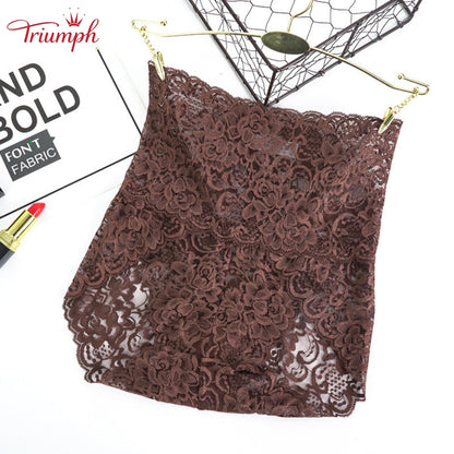 Triumph - Pachet de 4 Chiloți Sexy din Dantelă，Transport Gratuit，Dantela Populara，luxos，Potrivit Pentru 40-110KG