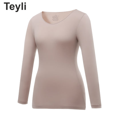 Teyli - Livrare Gratuită,Set de 3 Lenjerie Termică toamnă-iarnă，Conține acid Hialuronic Pentru înfrumusețarea pielii，Lenjerie Termică Extrem de Elastică, Ușoară, Stiințifică și Tehnică