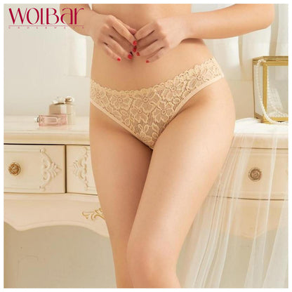 WolBar - Transport Gratuit，Pachet de 5 Slip Sexy Din Dantelă，Slip Clasic