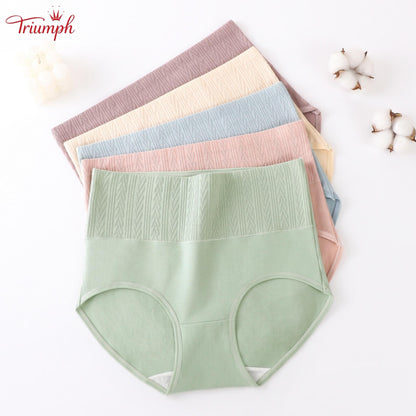 Triumph - Set 4 Chiloți Din Bumbac, Control Burtica, Culori Asortate, Transport Gratuit