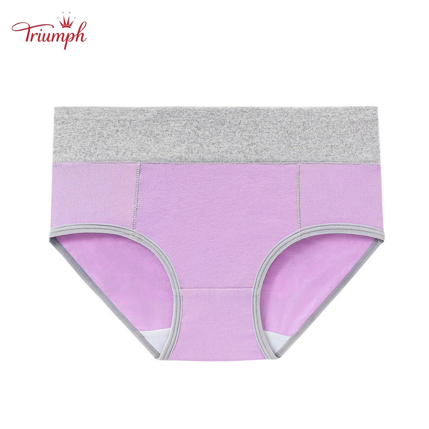 Triumph - Set Lenjerie de Dama 4 Piese，Banda de Chiloți Foarte Elastică , Potrivit Pentru 40-110 KG