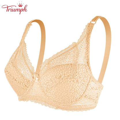 Triumph - Pachet de 3 Sutiene Push-Up Din Dantela Sexy，Ușoară. Confortabil. Respirabil