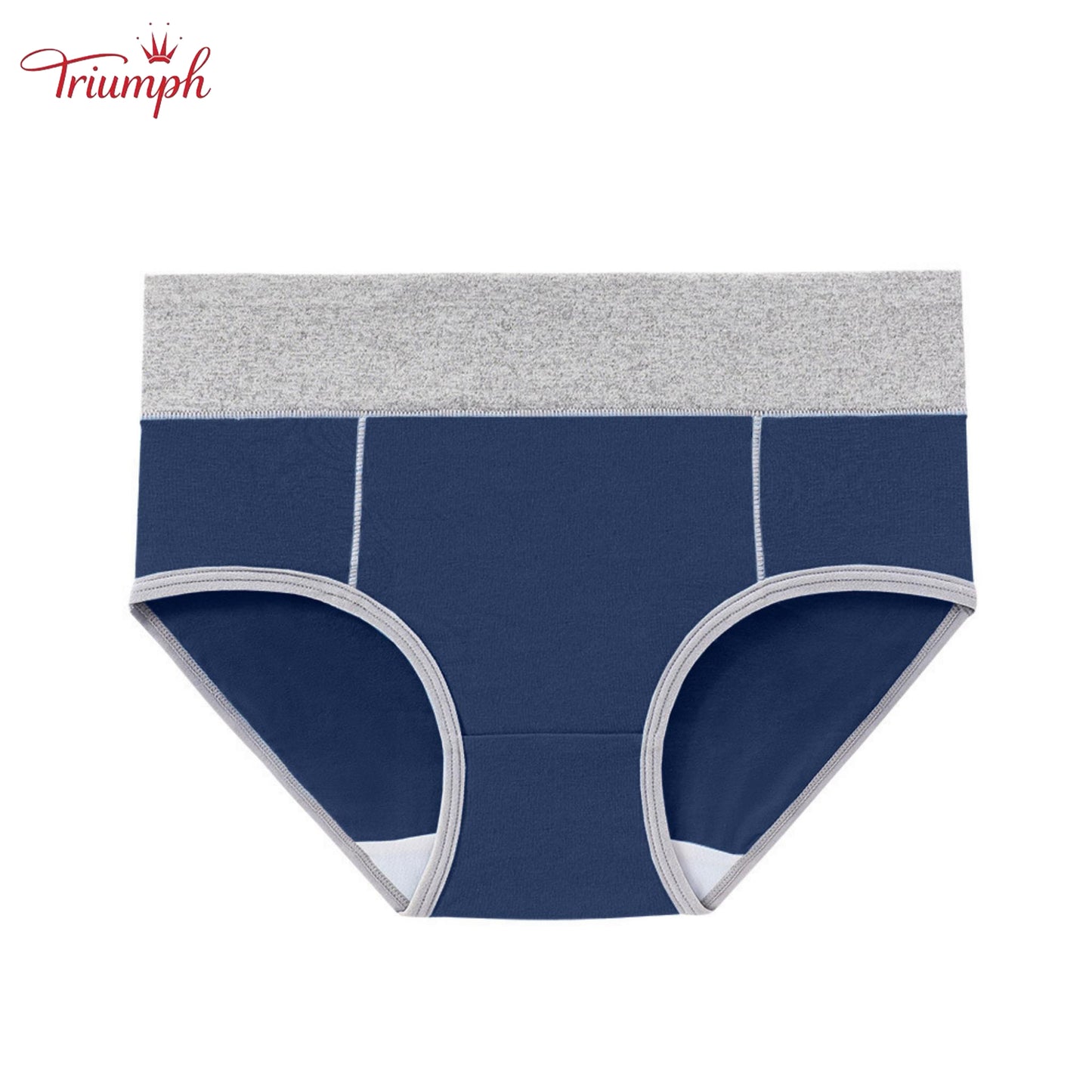 Triumph - Set Lenjerie de Dama 4 Piese，Banda de Chiloți Foarte Elastică , Potrivit Pentru 40-110 KG