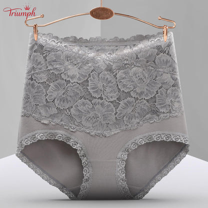 Triumph - Livrare Gratuită , Set de 4 Chiloți Din Dantelă de înaltă Calitate Cu Talie înaltă . Confortabil și Moale
