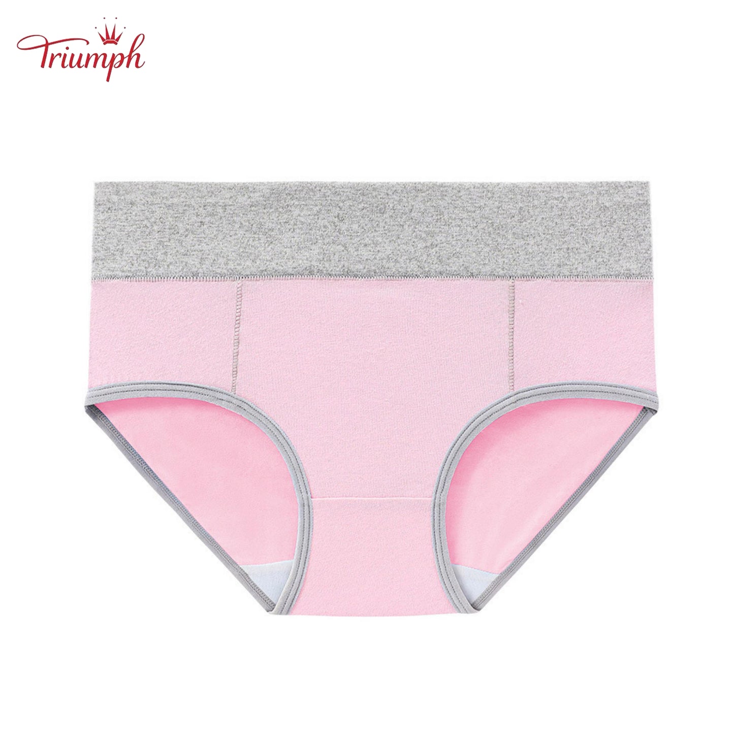 Triumph - Set Lenjerie de Dama 4 Piese，Banda de Chiloți Foarte Elastică , Potrivit Pentru 40-110 KG