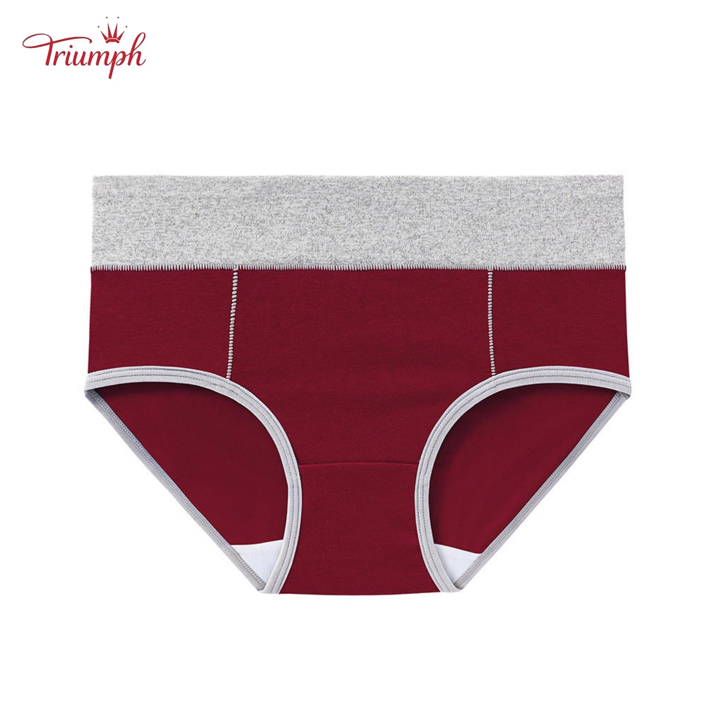 Triumph - Set Lenjerie de Dama 4 Piese，Banda de Chiloți Foarte Elastică , Potrivit Pentru 40-110 KG