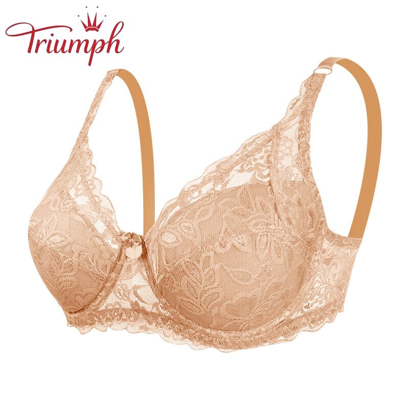 Triumph - Livrare Gratuită,Sutien pachet de 3，Sutien Push Up din dantela Sexy de Marime Mare nou