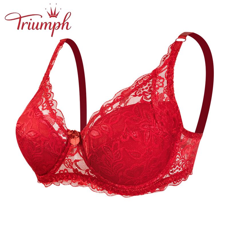 Triumph - Livrare Gratuită,Sutien pachet de 3，Sutien Push Up din dantela Sexy de Marime Mare nou