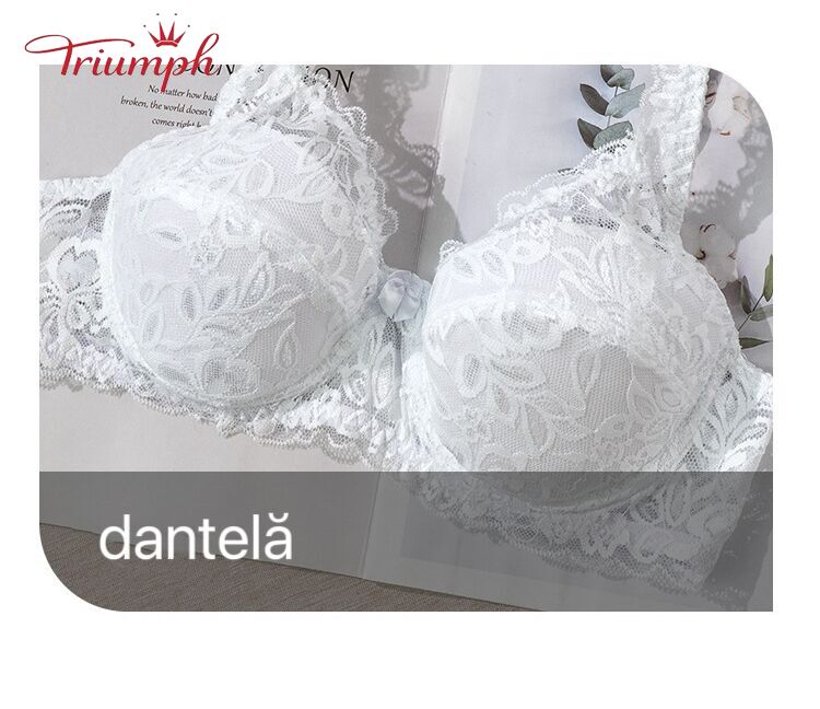 Triumph - Livrare Gratuită,Sutien pachet de 3，Sutien Push Up din dantela Sexy de Marime Mare nou