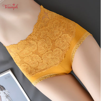 Triumph - Livrare Gratuită , Set de 4 Chiloți Din Dantelă de înaltă Calitate Cu Talie înaltă . Confortabil și Moale