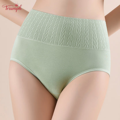 Triumph - Set 4 Chiloți Din Bumbac, Control Burtica, Culori Asortate, Transport Gratuit