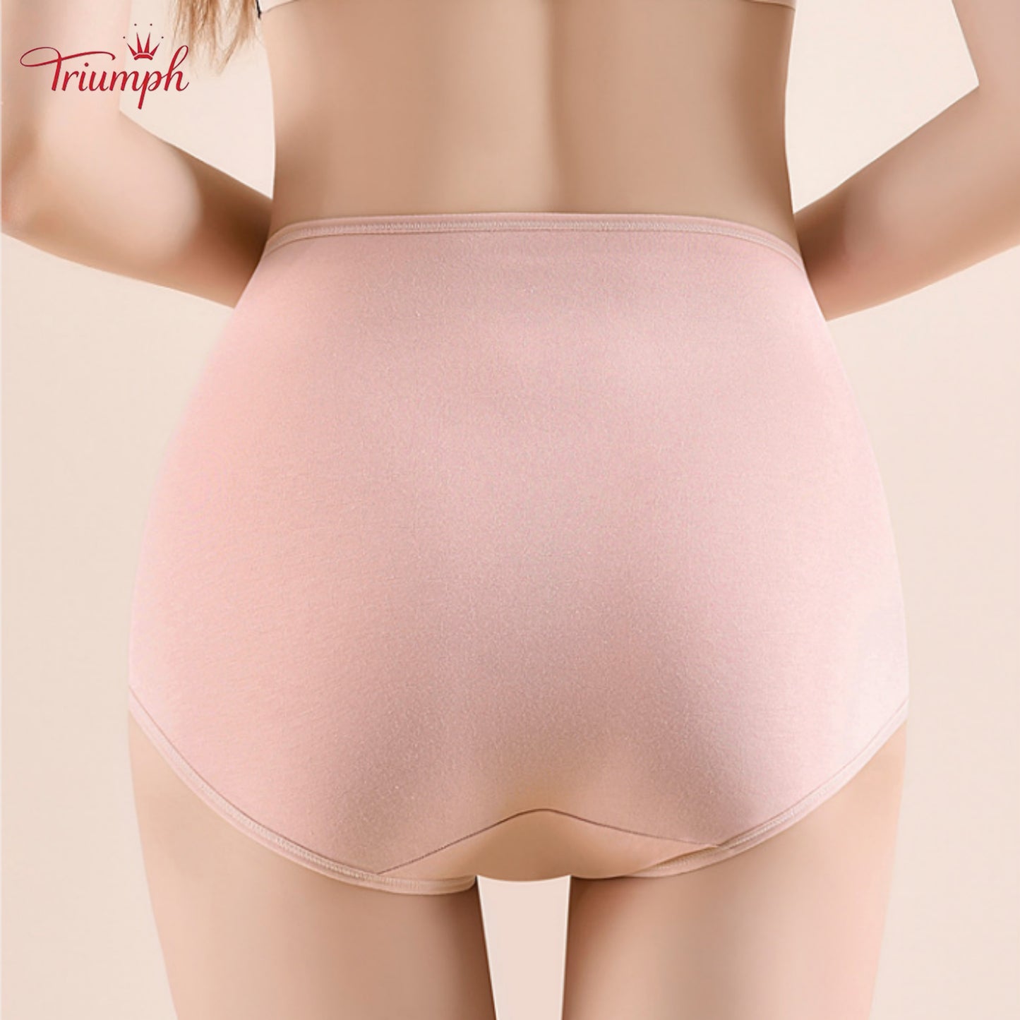 Triumph - Set 4 Chiloți Din Bumbac, Control Burtica, Culori Asortate, Transport Gratuit