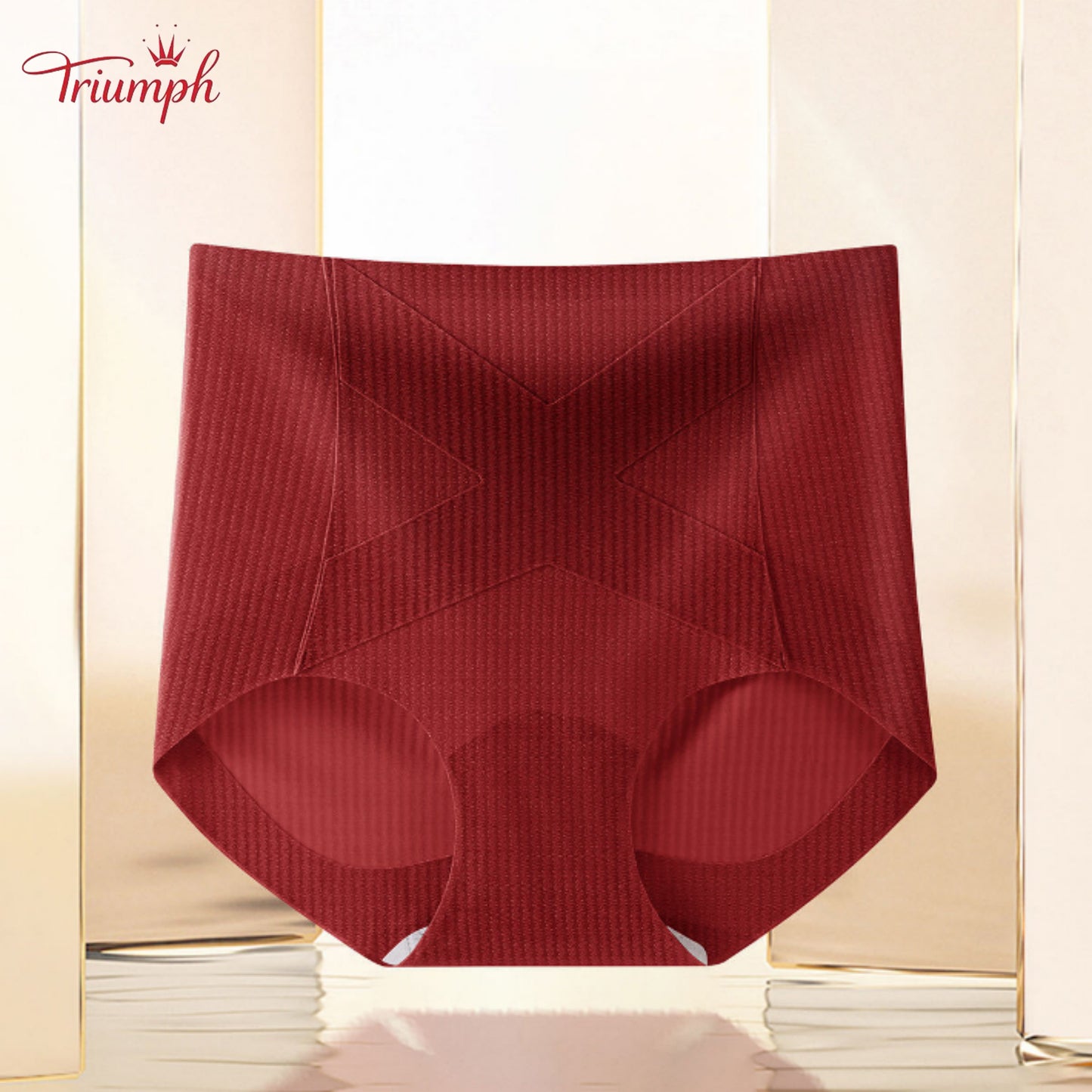 Triumph - Set 4 Chiloți Din Bumbac, Control Burtica, Culori Asortate, Transport Gratuit