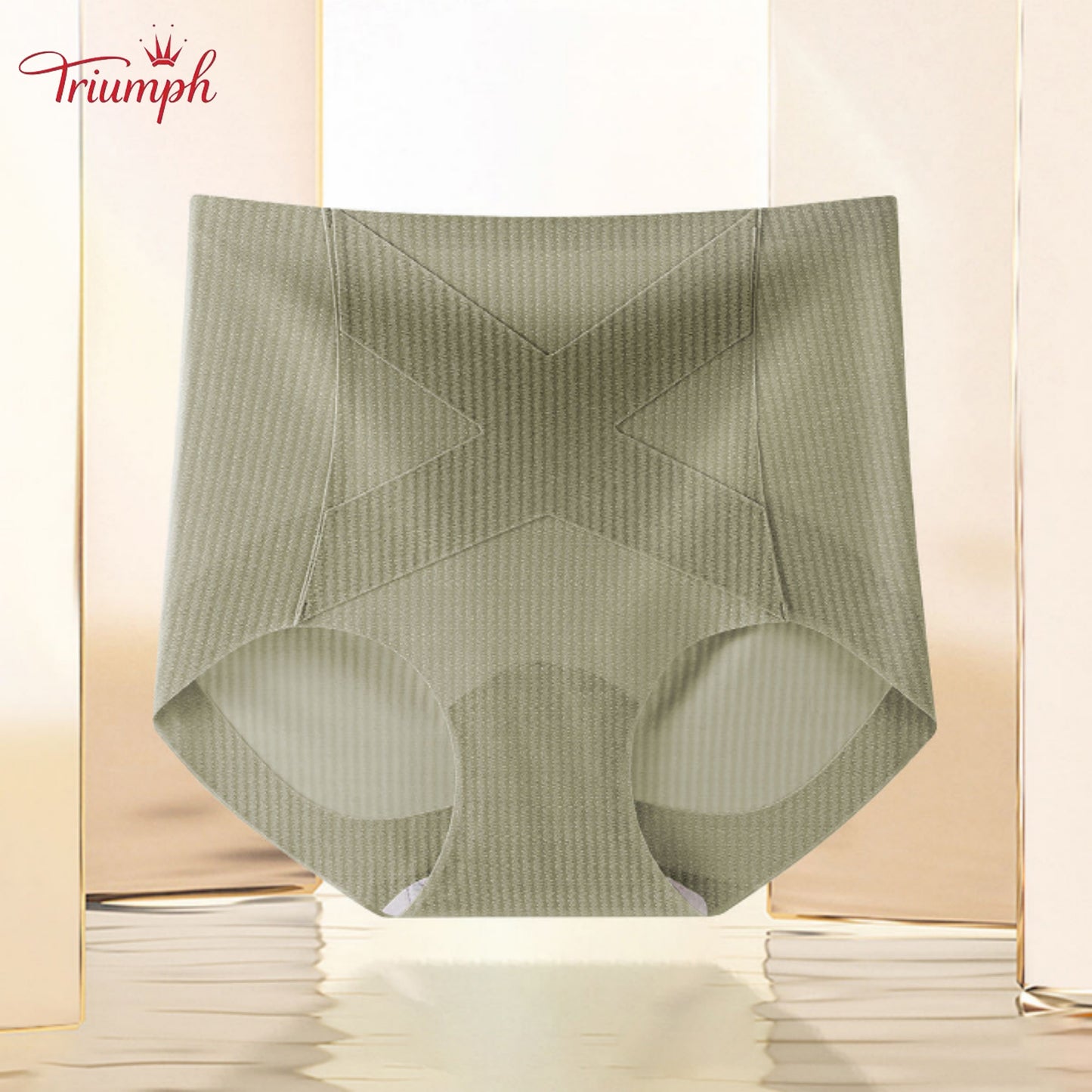 Triumph - Set 4 Chiloți Din Bumbac, Control Burtica, Culori Asortate, Transport Gratuit